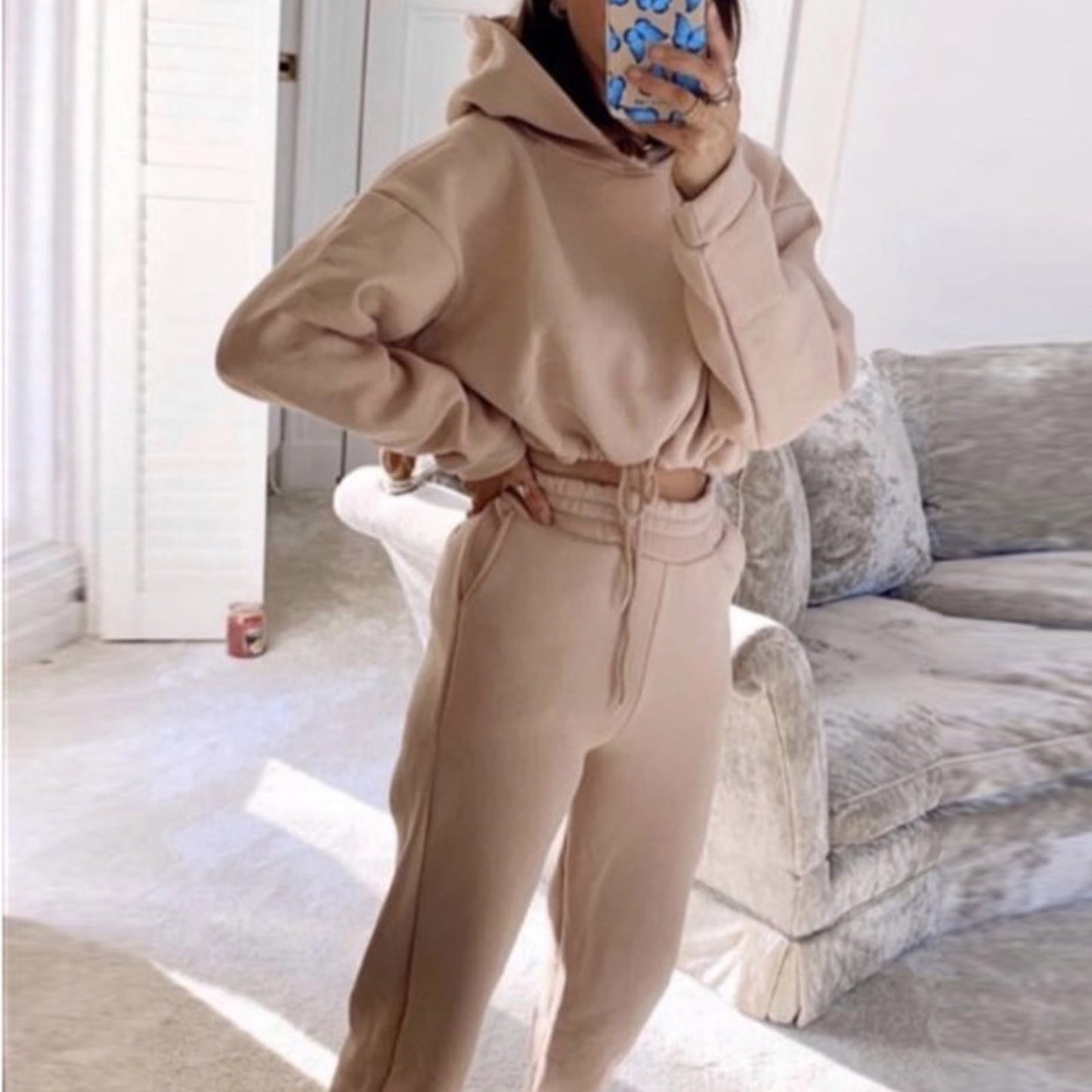 Jogging Suits For Women 2 Piece HoodieCasual Fitness Sportswear